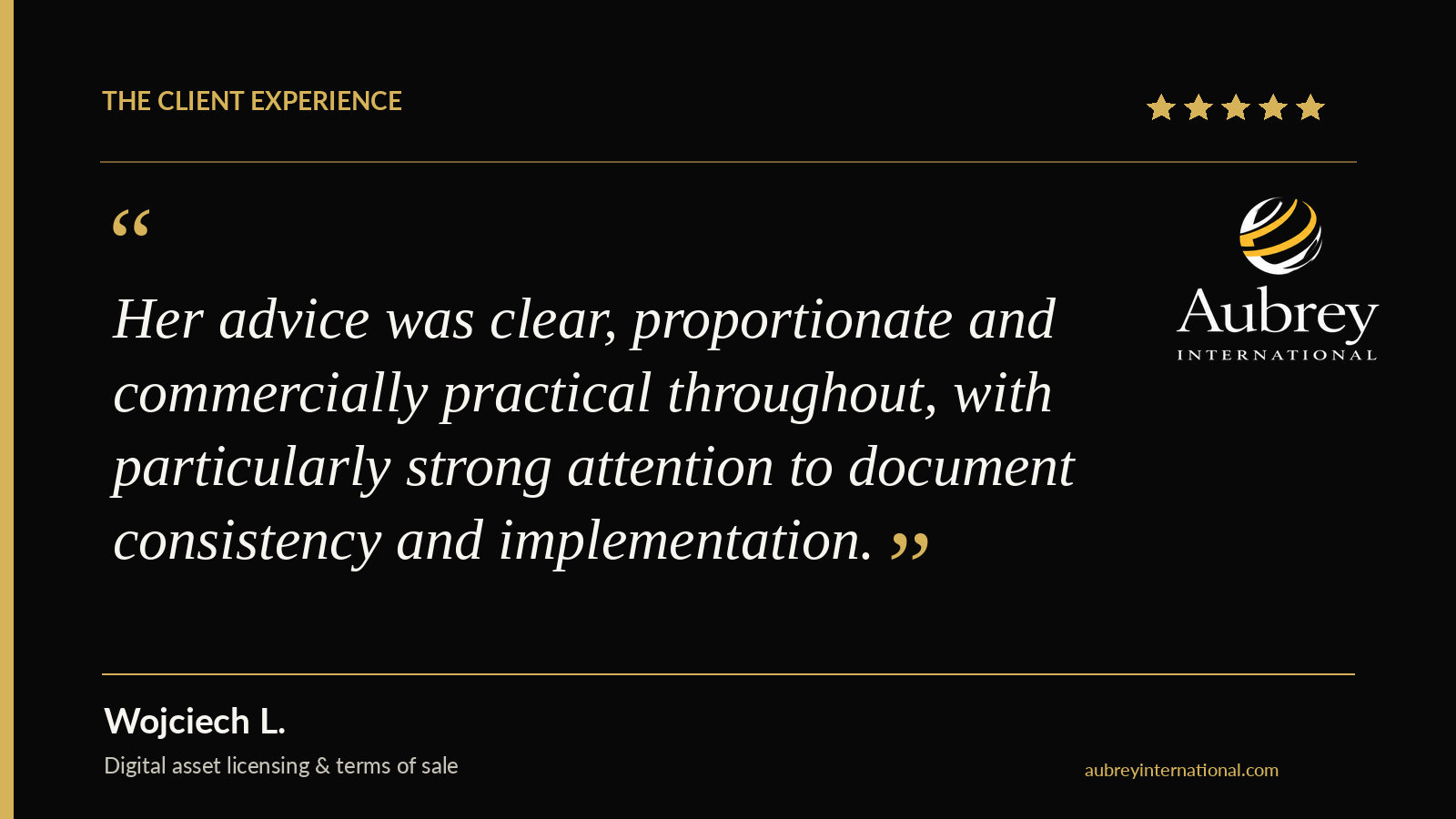 Highlight from Wojciech L. review