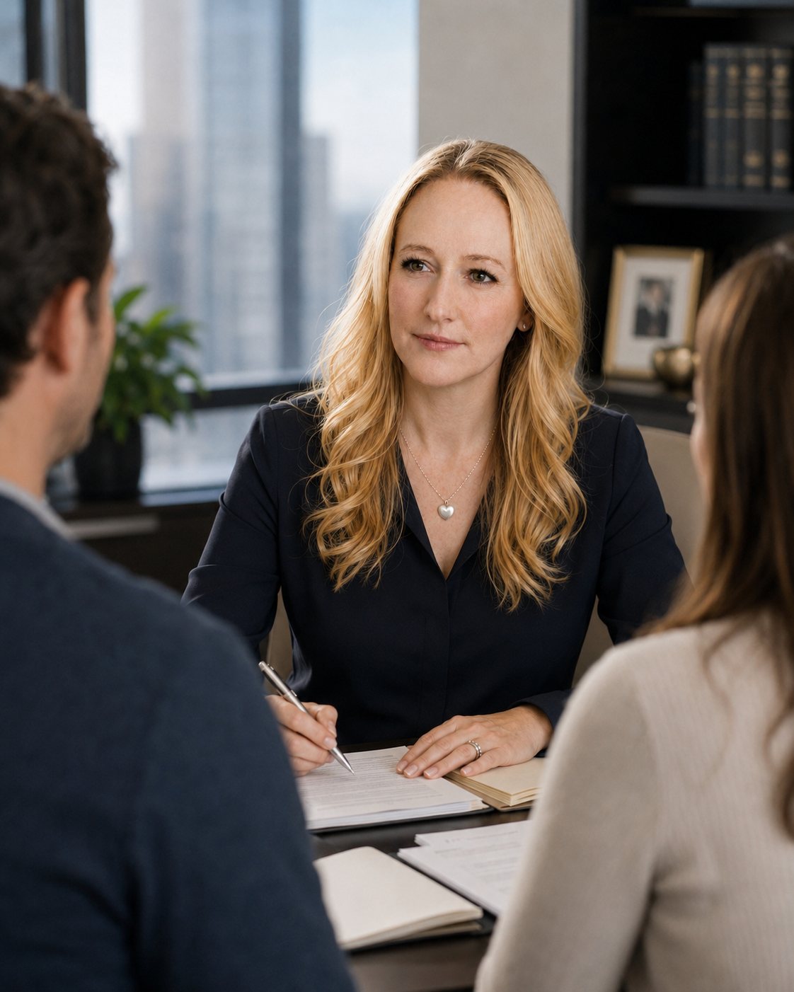 Managing Partner meeting clients