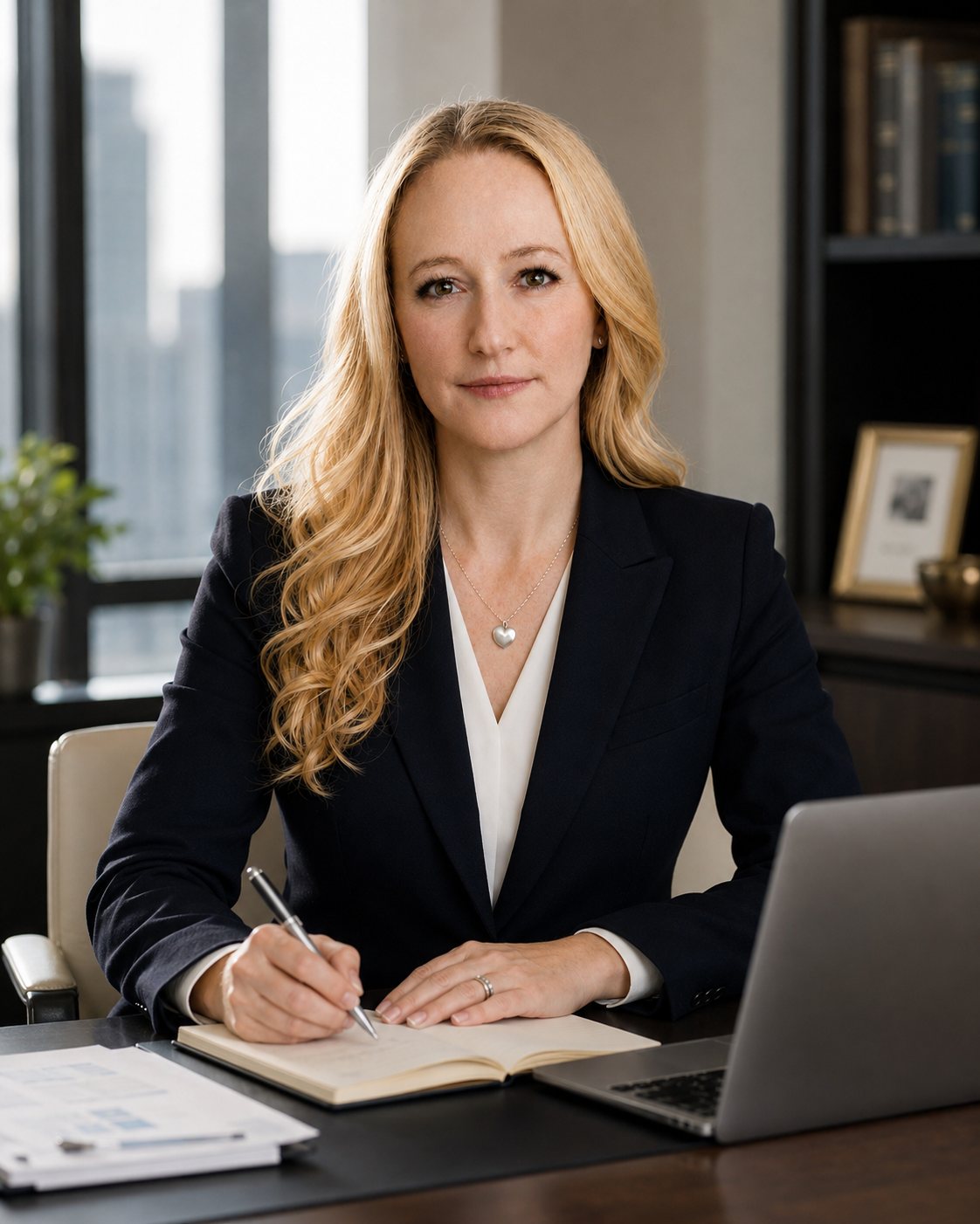 Managing Partner working at a desk